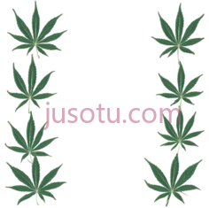 大麻叶PNG