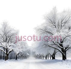 雪景,冬季,白色PNG