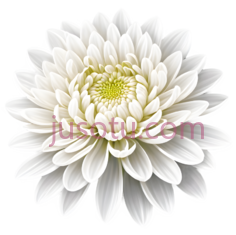白菊花,花瓣PNG
