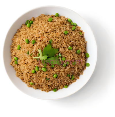 炒饭,家常菜,棕色,绿色, PNG