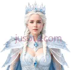 冰雪女王,公主风,蓝色PNG