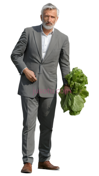 男人,商务休闲,灰色西装, 白色衬衫, 棕色鞋子, PNG