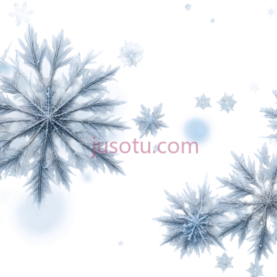雪花,复杂对称,蓝色, PNG