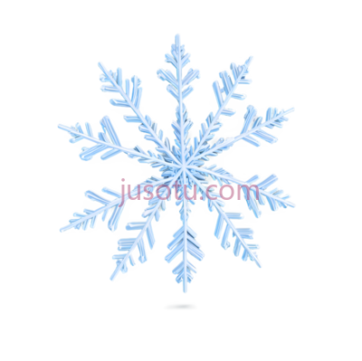 雪花,对称,蓝色, PNG