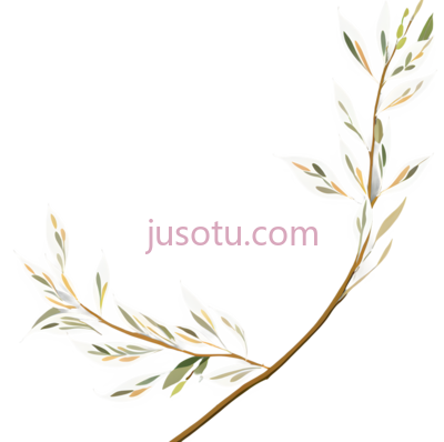 树枝,插画,白色, PNG