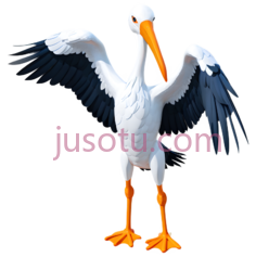 鹳, PNG