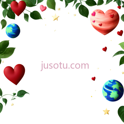 心形,星星,卡通, PNG