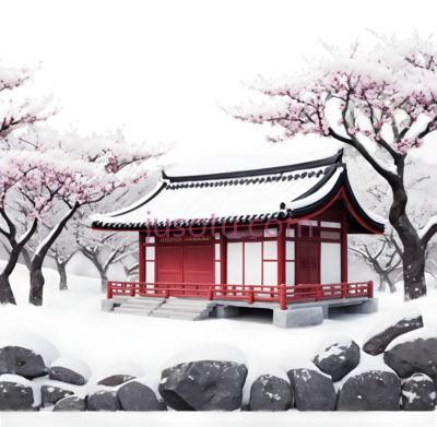 亭子,中式建筑,红色,白色, PNG
