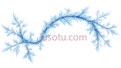 雪花,冰晶图案,蓝色, PNG