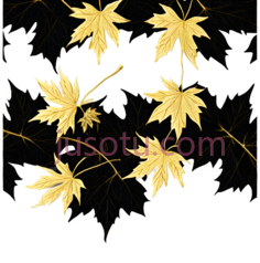 枫叶,插画,黄色PNG