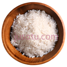 米饭,木碗,白色PNG