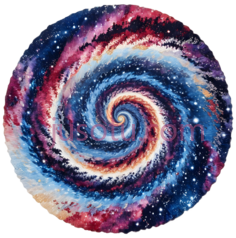 星系,抽象,蓝色,红色,白色PNG