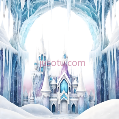 冰宫,水晶,冷, PNG