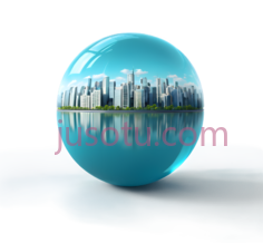 城市景观,现代,蓝色PNG