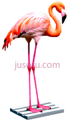 火烈鸟, PNG