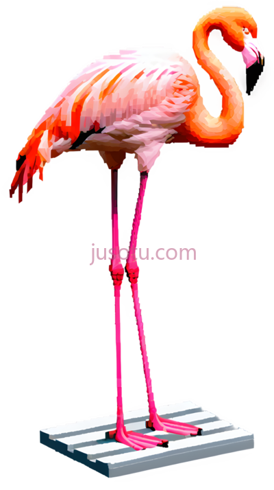 火烈鸟, PNG