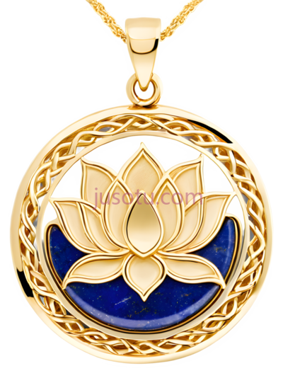 吊坠,金色, PNG