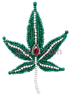 叶子形状的首饰,精致,绿色,白色PNG