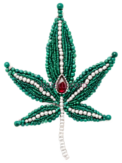 叶子形状的首饰,精致,绿色,白色, PNG