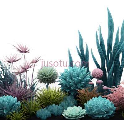 珊瑚,抽象,粉色, PNG
