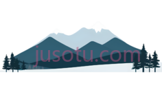 雪山,插画,蓝色,白色PNG