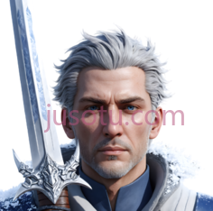 男性,雪,剑, PNG