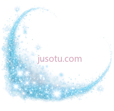 流星,抽象,蓝色, PNG