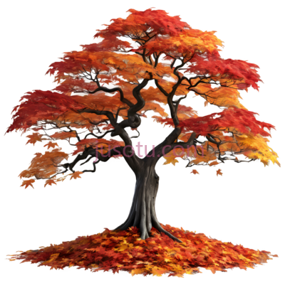枫叶,秋色, PNG