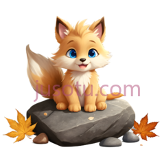 狐狸,卡通,橙色PNG