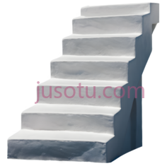 楼梯,现代,白色PNG