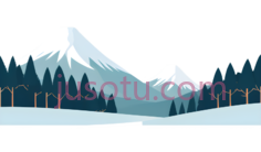 富士山,插画,白色, 蓝色, 灰色PNG