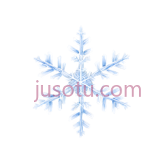 雪花,蓝色, PNG