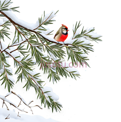 雪松,插画,绿色, PNG