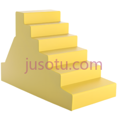 楼梯,黄色PNG