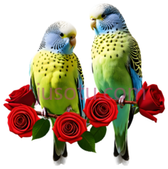 鹦鹉,卡通,蓝色, 绿色, 黄色PNG