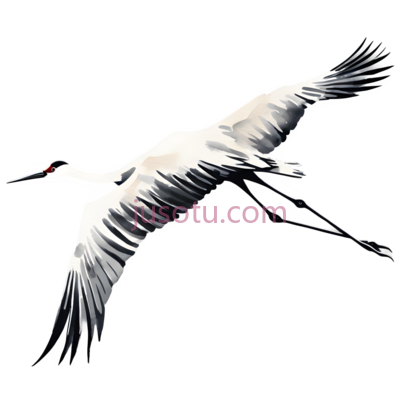 鹤,抽象,白色, PNG