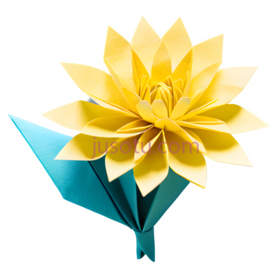 小菊花,折纸, PNG
