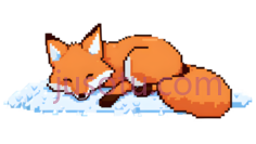 狐狸,卡通,橙色PNG