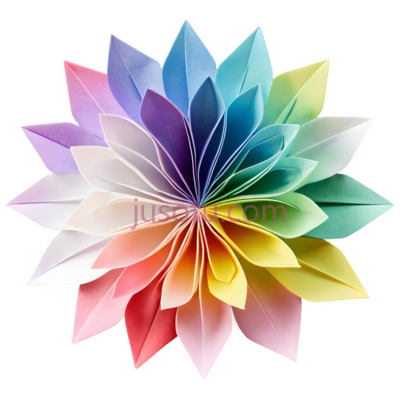 小菊花,折纸, PNG