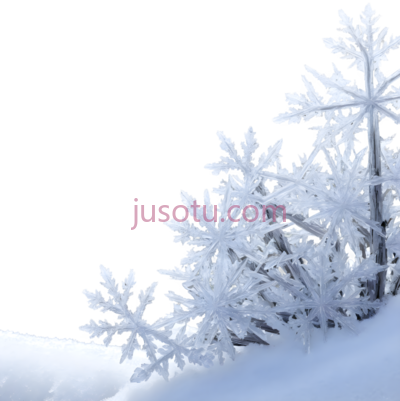 雪花,精致,复杂,白色, PNG