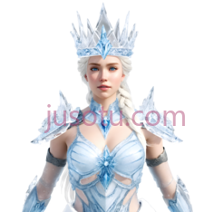 冰雪女王,幻想,蓝色PNG
