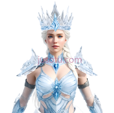 冰雪女王,幻想,蓝色, PNG