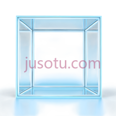 立方体,现代,蓝色PNG