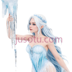 冰雪女王,幻想,蓝色PNG