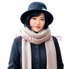 女性,时尚,黑色外套, 米色围巾PNG