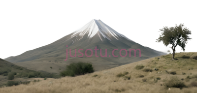 富士山,自然景观,白色,绿色, PNG