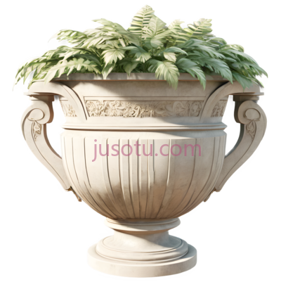花瓶,古典,米白色, PNG