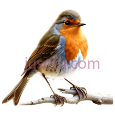 鸟,卡通,橙色,蓝色,白色PNG