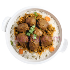 饭碗,羊肉块,米饭PNG