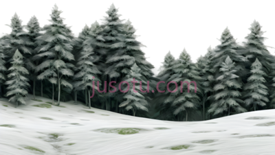 雪松,3D,绿色, PNG